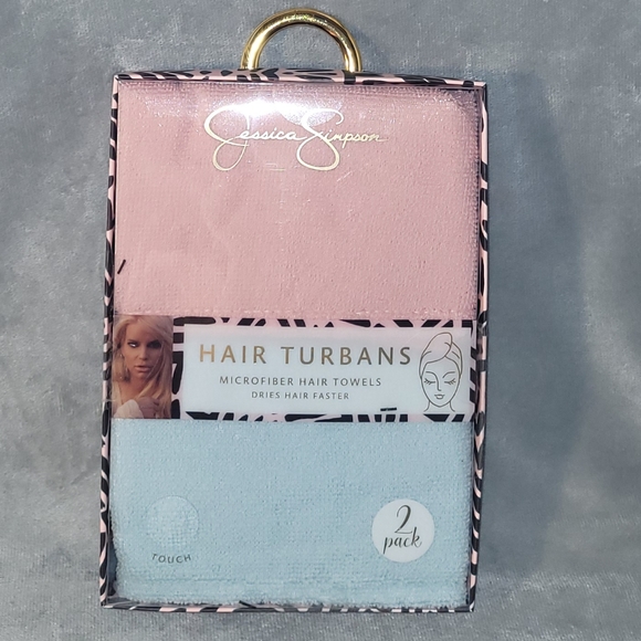 Jessica Simpson Other - Jessica Simpson hair towels in gift box. New. Microfiber 2-pack.